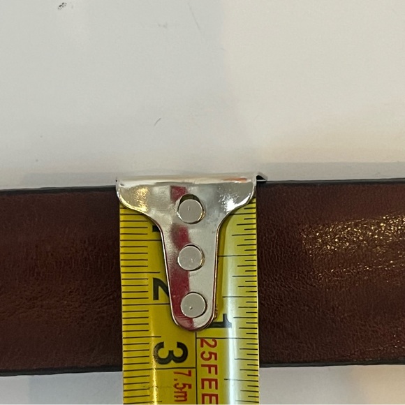 ScreenWorn Interview with the Vampire Mens Leather Western Belt Turquoise Buckle - Picture 10 of 14